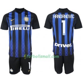 Inter Milan Fotbollströjor HANDANOVIC 1 Barn Hemma tröja 2018/19 Kortärmad